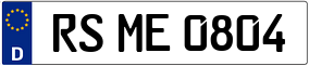 Truck License Plate